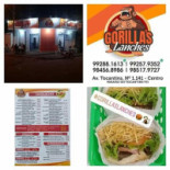 Gorilla´s Lanches Speisekarte