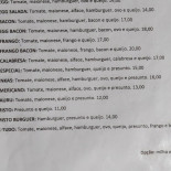 Kinkas Lanches Carte
