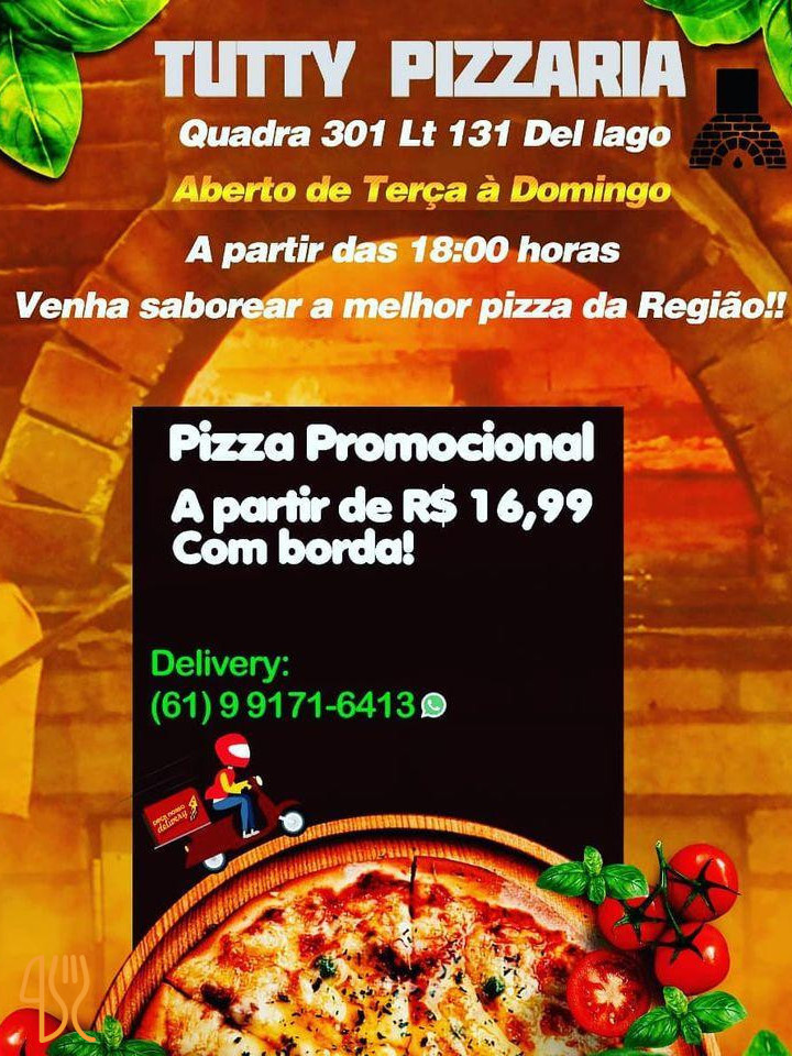 Pizzaria-tutti Speisekarte