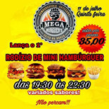Mega Burguer's Carte