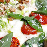 Manjericão Pizzas Rústicas Nourriture