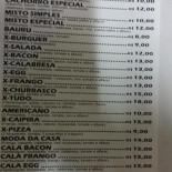 Caio Lanches Carte