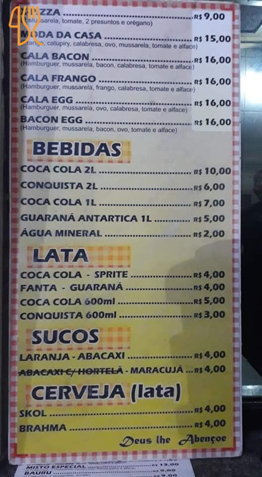 Caio Lanches Carte