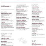 Sid's Lanches Carte