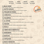 Big Lanches Carta