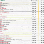 Bello's Pizzaria Carte