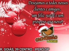 Cachorrão Lanches menu