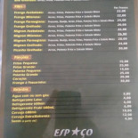 Espaço Lanches Menu