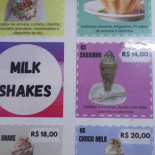 Sorveteria Cremoso Jaboticabal Carta