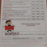 Faridella Pizzaria Carta