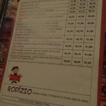 Faridella Pizzaria Carta
