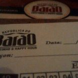 República Do Barão Chopperia E Restaurante Carta