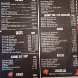 Faisca's Bar Carte