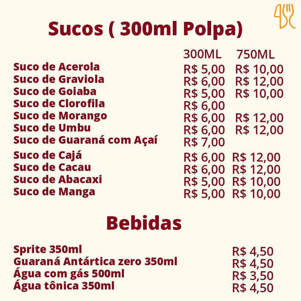 Rio Center Grill Carta