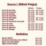 Rio Center Grill Carta
