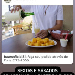 Bauru Pizzas Lanches Carta