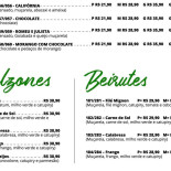 Nillu's Pizzas E Massas Carte