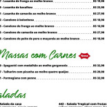 Nillu's Pizzas E Massas Carte