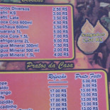 Gruta E Lanchonete Carte