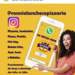 Ronnie Lanches E Pizzaria Carte