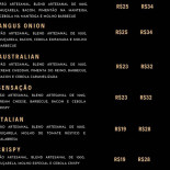 Angus Burger Carte