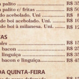 Lanchonete Do Ramiro Carte
