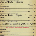 Fabio Lanches Carte