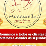 Muzzarella Pizzaria Delivery Logo