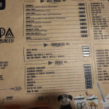 Shappa Burger Carte