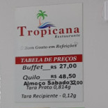 Tropicana Carte