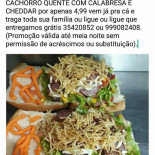 Big Lanches Carta
