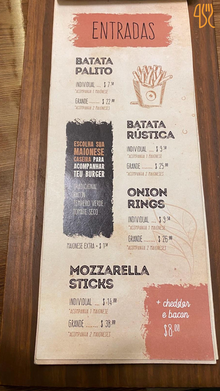Farra Pizza Burger Carta
