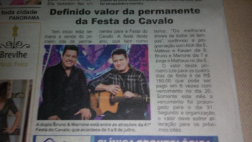 Pizzaria Florença menu