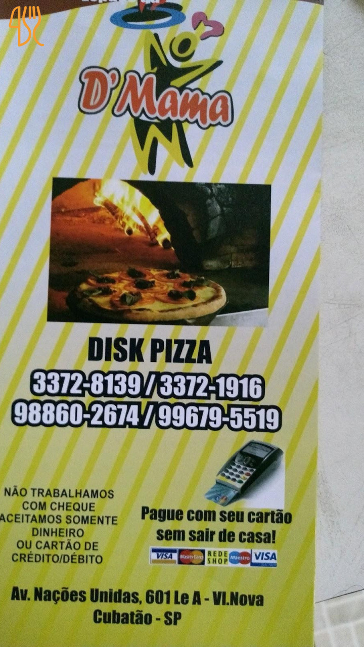 Pizzaria D'mama Carta