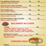 Quiosque Lanches Carta