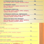 Quiosque Lanches Carta