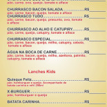 Quiosque Lanches Carta