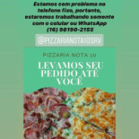 Pizzaria Nota 10 Cardápio