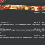 Pizzaria E Chopperia Estrela Carta