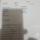 Varanda Grill Carte