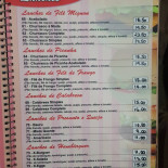 Pizzaria Das Meninas Carte