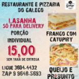E Pizzaria Do Galego Cardápio