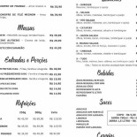 Bar e Restaurante Santa Maré Carte