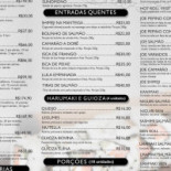 Handashi Sushi Lounge Carte