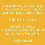 Sabor Da Casa Carta