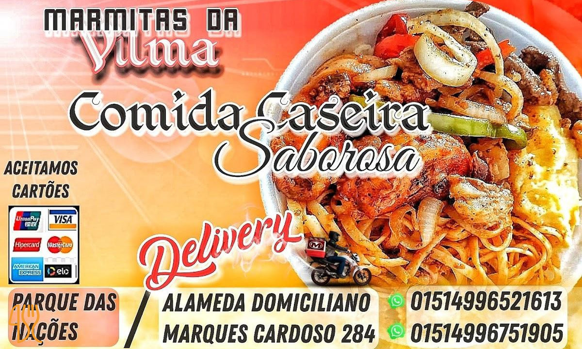 Marmitas Da Vilma Carte