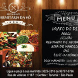 Marmitaria Da Vó Carte