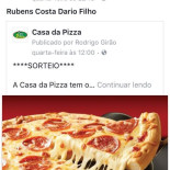 Casa Da Pizza Carta