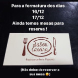 Sabor Caseiro Carta