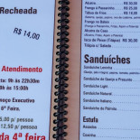 Lili Lanches Carta